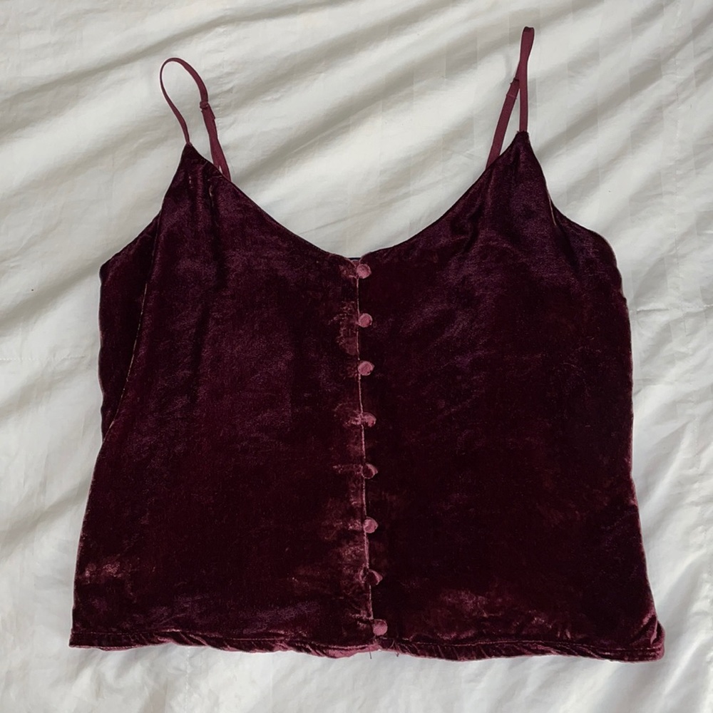 Rails London velour tank top